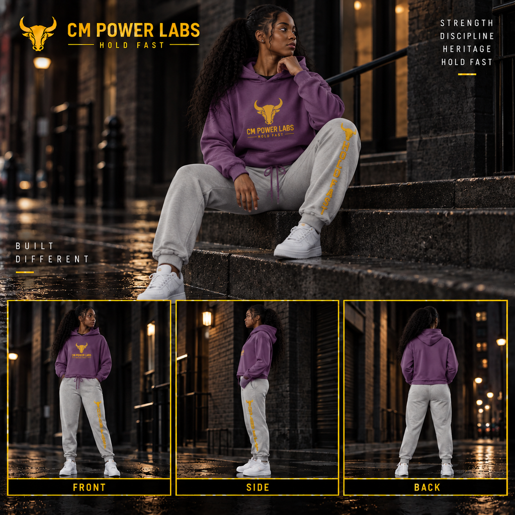 Women's Rest Day Cropped Oversized Hoodie