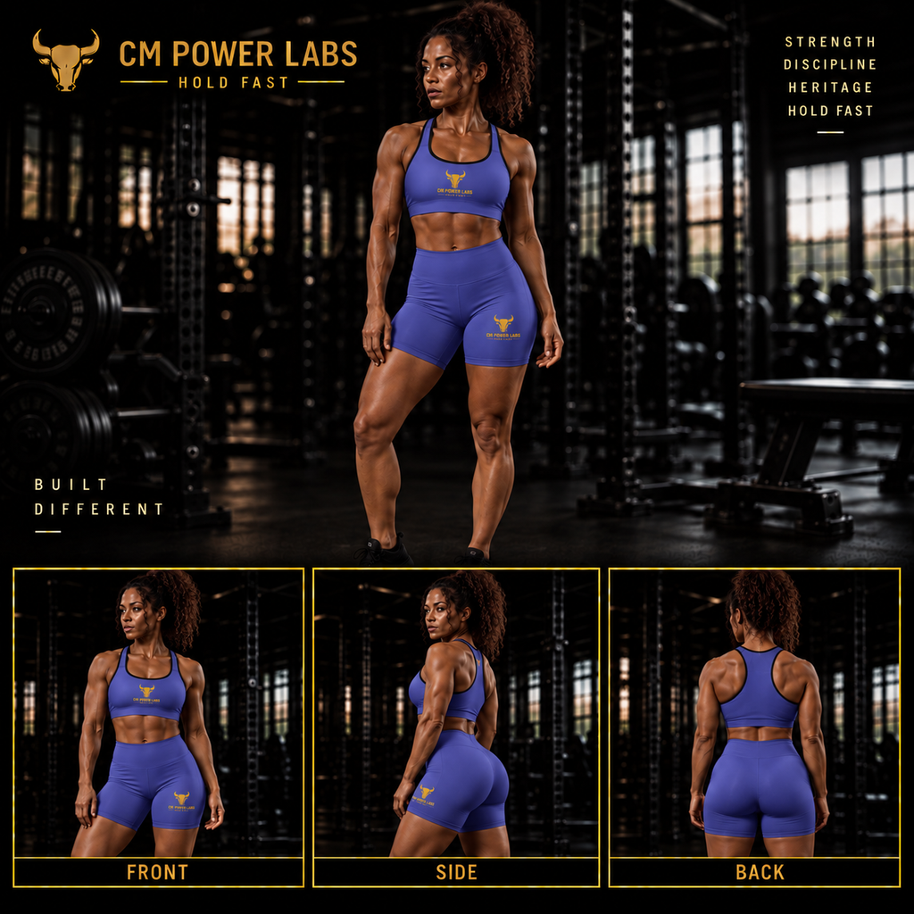 Women's Performance Sports Bra + Tight Shorts Set